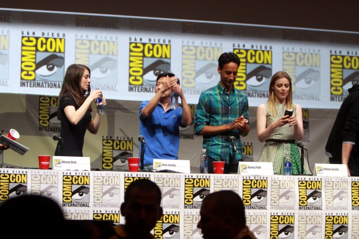 Picture of Alison Brie, Ken Jeong, Danny Pudi & Gillian Jacobs by Gage Skidmore 