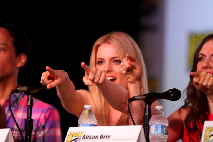Gillian Jacobs and Alison Brie at Comic Con