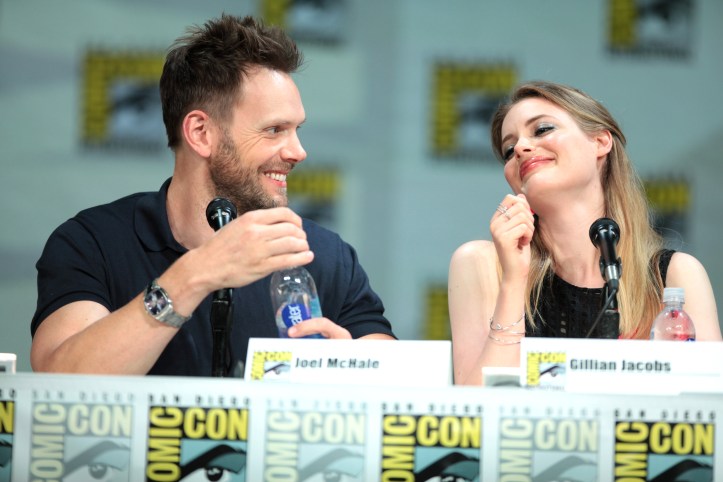 Joel McHale & Gillian Jacobs by Gage Skidmore 