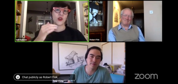 The other Robert Fisk took part in a Q&A