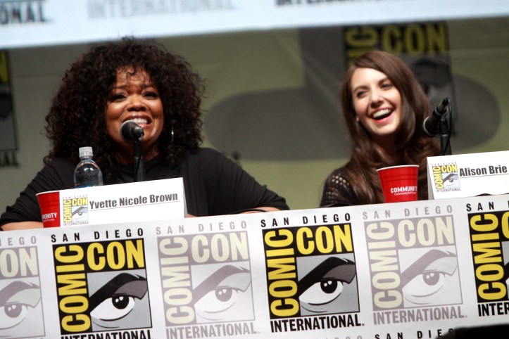 Yvette Nicole Brown & Alison Brie by Gage Skidmore