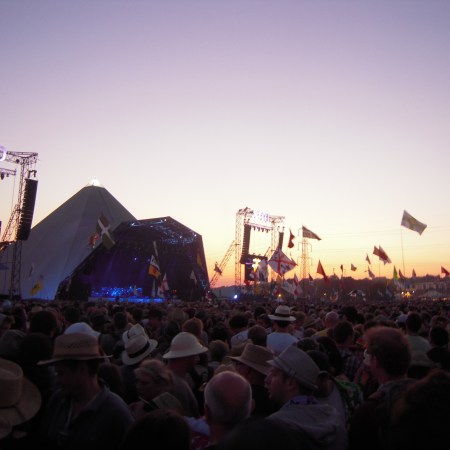 Glastonbury sunset by Maxnot