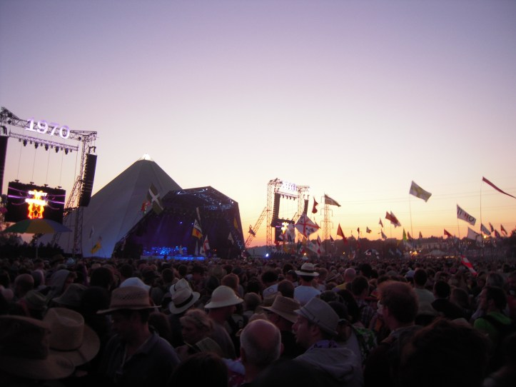 Glastonbury sunset by Maxnot