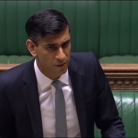 Rishi Sunak in the House of Commons