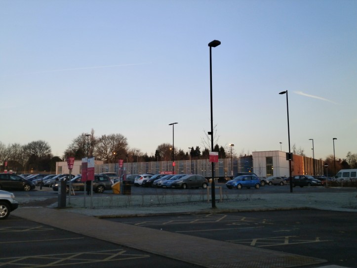 Royal Stoke University Hospital car park by Glosters