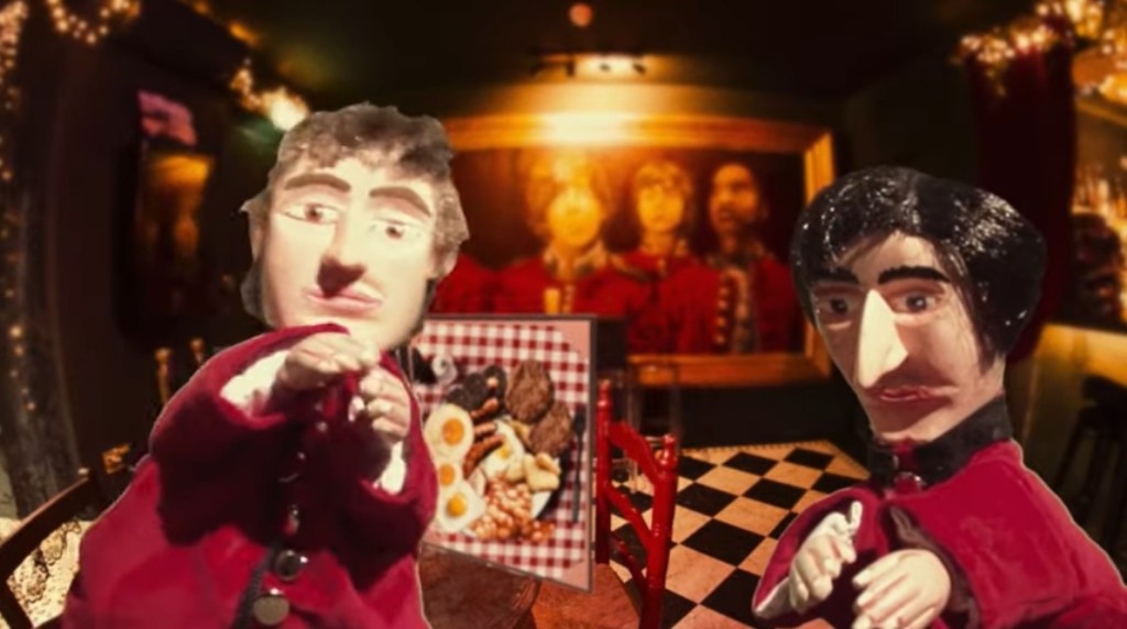 Pete and Carl now serves his breakfast at their new place