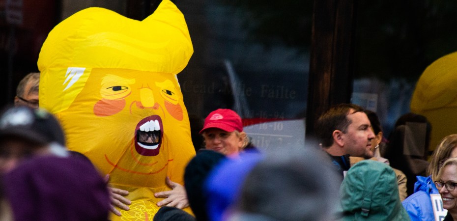 Anti-Donald Trump protesters