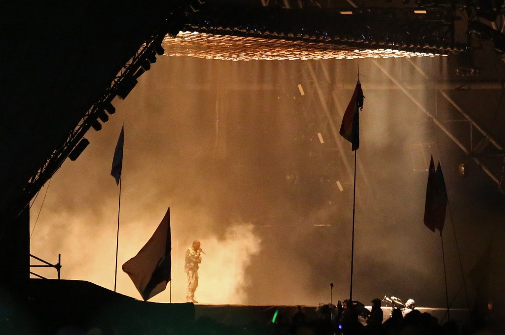 Kanye West at Glastonbury
