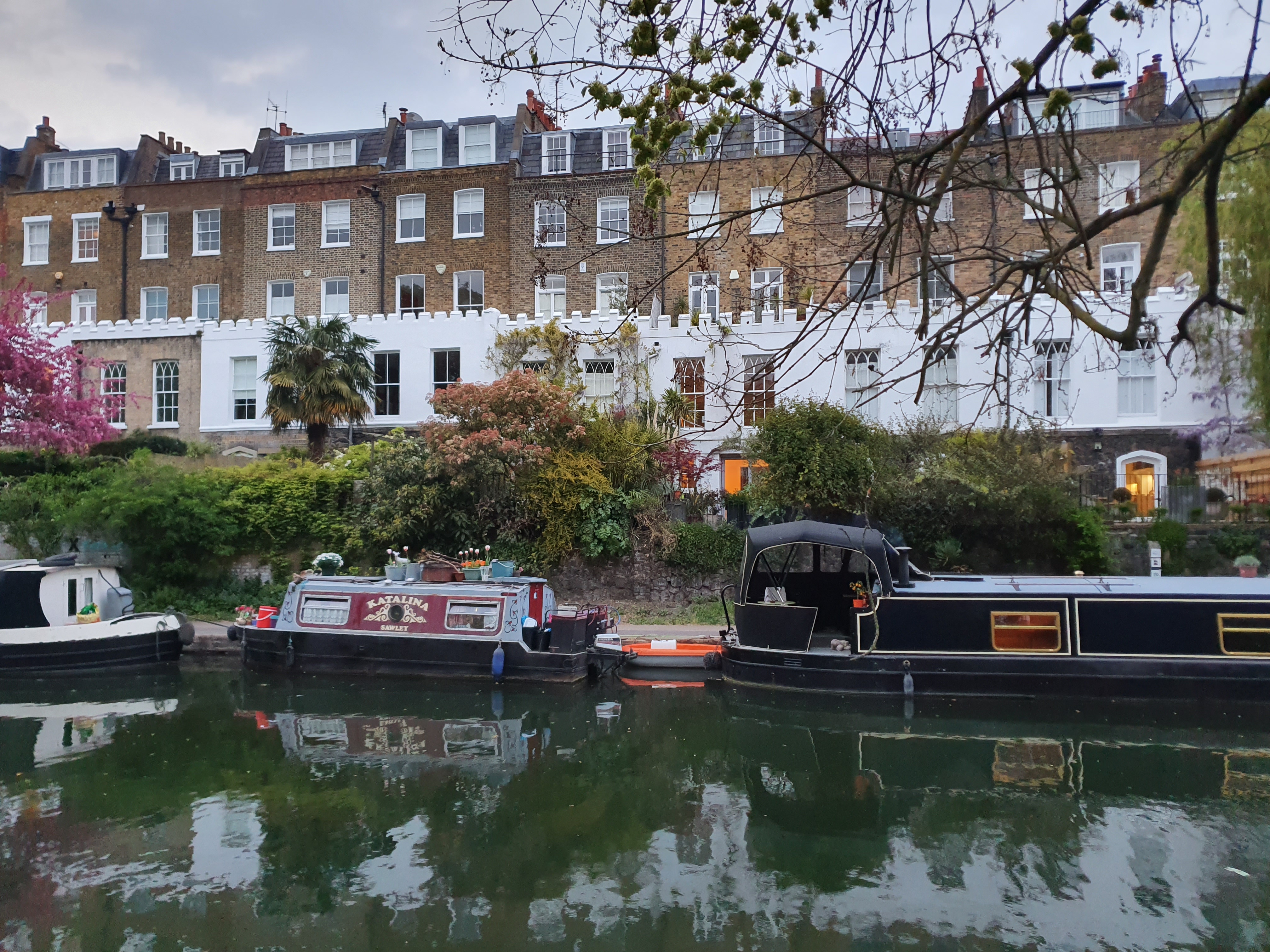 Not a bad view while eating dinner