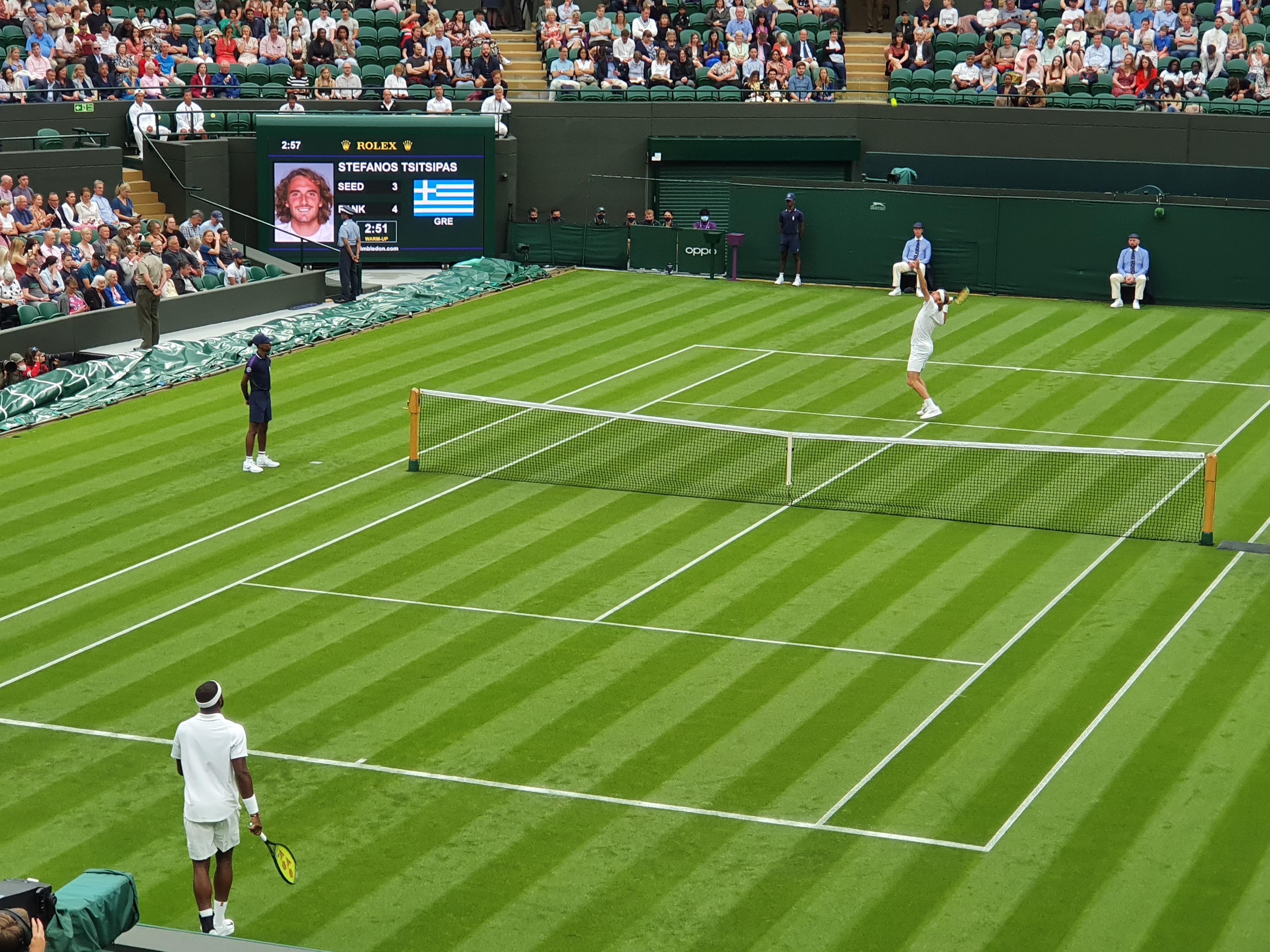 Stefanos Tsitsipas and Frances Tiafoe