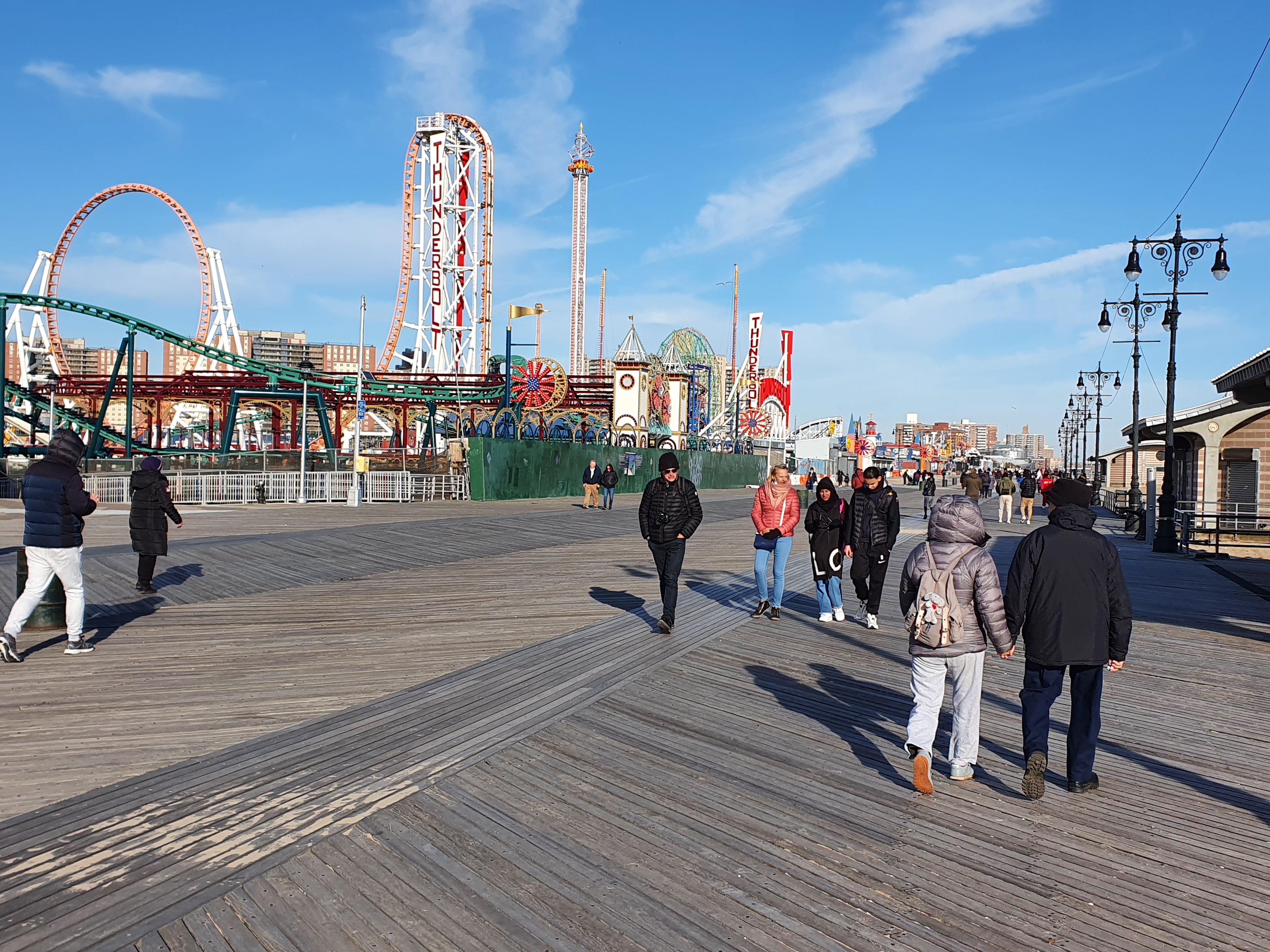 The boardwalk at Coney Island feels like it has been the same for decades